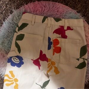 PacSun Colorful Floral Women's Cargo Jeans